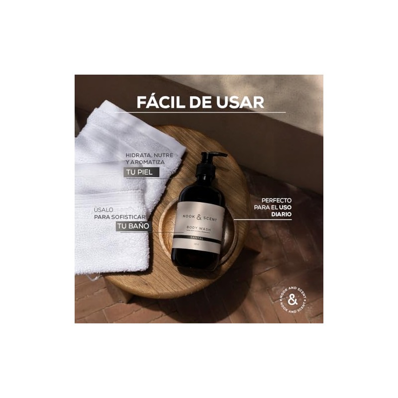 Body Wash Santal | 500 ml | Limpieza e Hidratación