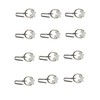 A109 RV Curtain Carrier Hooks – Nylon Wheels with Metal