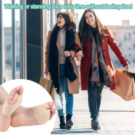 Metatarsal Padding, Bunion Padding, Forefoot Pad, Comfort Forefoot Pad, Comfortable Fabric Ball Protection, Foot Soft Socks for Support Feet (EU 39-43)