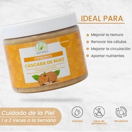 Exfoliante De Cascara De Nuez Corporal 400 Grs Productos Mart Mexico