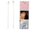 OSALADI 1pair Earphone Holder Chain for Women Stylish -Lost Ear