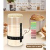 50oz Sourdough Starter Jar Kit, Extra Large Capacity Sourdough Jar