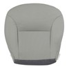 Priprilod Gray Perforated Leather Driver Side Bottom Replacement Seat Cover