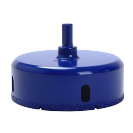 Drilax 4 Inch Diamond Hole Saw Ceramic Porcelain Tile Quartz Granite Countertop Glass Bottle Super Long Life Vacuum Brazed Technology Single Pack Tile Drill Bit 4 inch