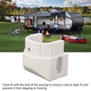 White Aluminum RV Awning End Plug for Easy Replacement of
