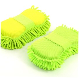 SUPVOX 2pcs Microfiber Car Wash Gloves Chenille Car Cleaning Mitts for Efficient Vehicle Care Soft and Scratch Wash Tool for Motorcycles and More