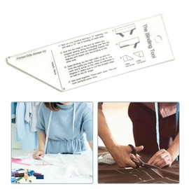 Acrylic Quilt Binding Tool Template Handy Measurement Ruler Binding Ruler for Precision Quilting