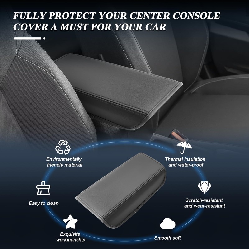 BIBIBO Armrest Cover Compatible with Dacia Duster 2024 2025, Armrest