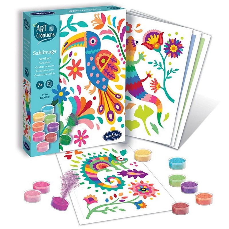 Sentosphere Sand Art Set Viva Mexico - 4 Boards, 16