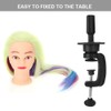 Hair Mannequin Stand,Professional Hair Head Holder Mini Adjustable Head Tripod