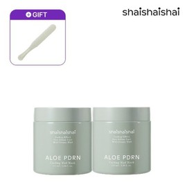 알로에 PDRN 쿨링 머드팩100ml X 2통  + GIFT  스파츌라 Aloe PDRN Cooling Mud Pack 100ml X 2 Bottles + GIFT Spatula