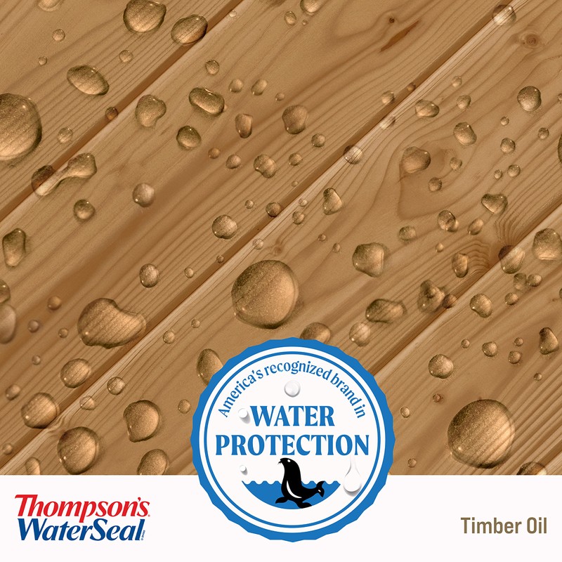 Thompson's WaterSeal TH.048851-16 Penetrating Semi-Transparent Timber Oil, Mahogany, 1 Gallon