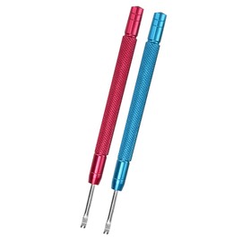YUYTE 2 Pieces Watch Hand Remover, Lever Puller, Watch Tool for Watch Hand Remover, Replace Watch Needle, Lift, Remove, Watch Repair Accessories (Red+Blue)