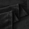 Aisbo Fleece Blanket Black Throw - Versatile Soft Warm Blanket