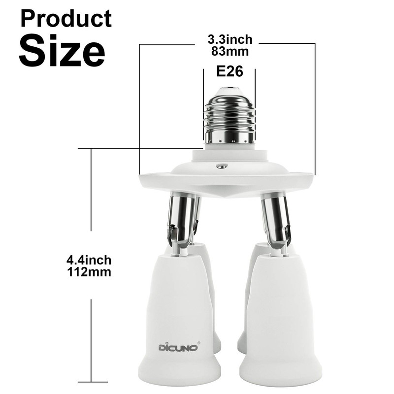 DiCuno 3 / 4 / 5 in 1 E27 Socket