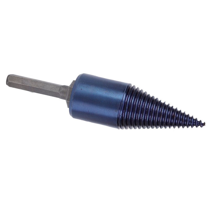 Wood Cone Punch High Speed Steel Blue Plated Hex Shank