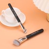 TEOYALL Foundation Contour Brush Set, 2PCS Angled Synthetic Kabuki Brush