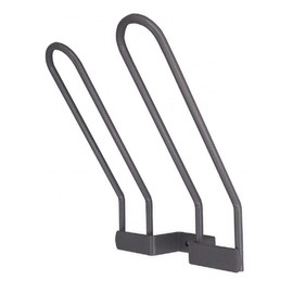 Shoe Rack for 1 Pair of Shoes Wide 130 mm Silver Steel Wire RAL 9006 Coated Set of 3