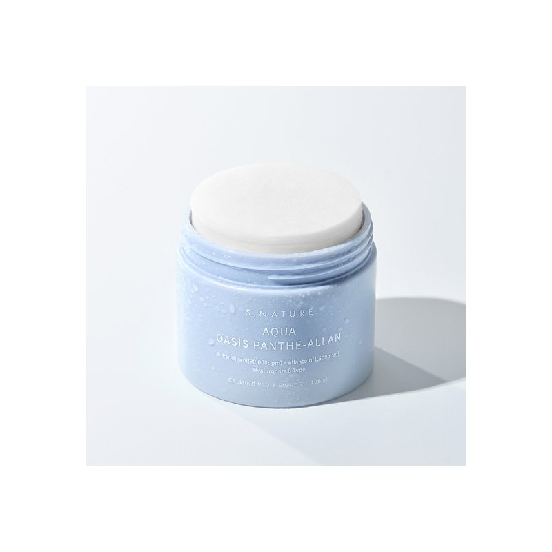 S-Nature Aqua Oasis Panthealan Calming Pads 60 Sheets / 에스네이처