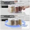 IPENP Vitamin Storage Organizer, 1 Tier 10.3" Rotary Turntable Organizer