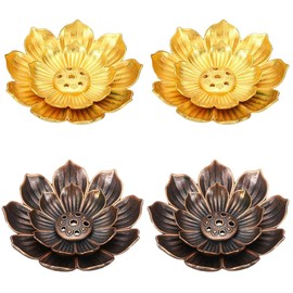 EIHI Pack of 4 Incense Sticks Holder, Incense Holder, 6 Hole Incense Burner Incense Holder for Decoration Living Room and Yoga Accessories, multicoloured