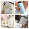 100 pieces gold foil stickers with leaves and flowers for