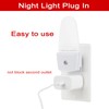 GREENIC Red Plug in LED Night Light 2 Pack Dusk