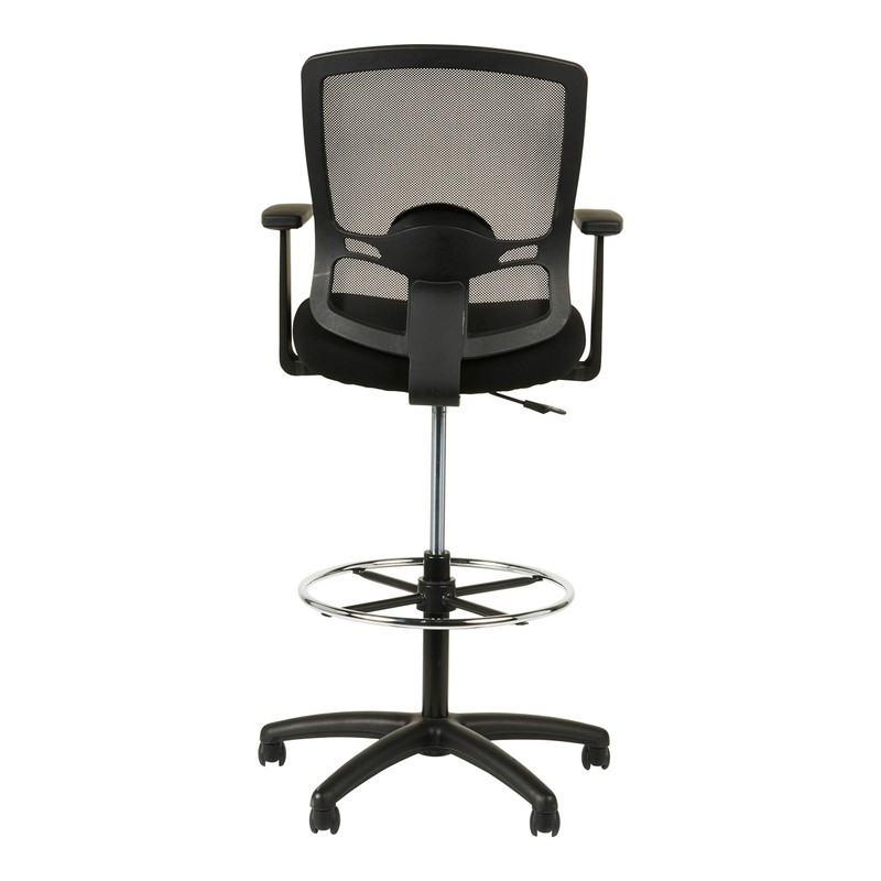 Alera ALE Etros Series Mesh Stool, Black