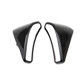 Fewshaw Carbon Fiber Style Center Console Dashboard Button Cover Trim for 2006-2013 Chevy Corvette C6