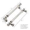 khtumeware 10 Pack 5 Inch(128mm) Polished Nickel Cabinet Pulls Drawer