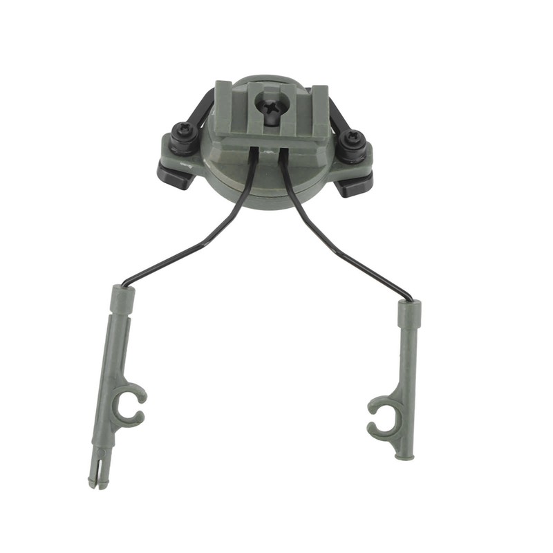 2Pcs Suspension Headset Bracket Helmet 19‑21mm Rail Adapter Rotatable Headphones