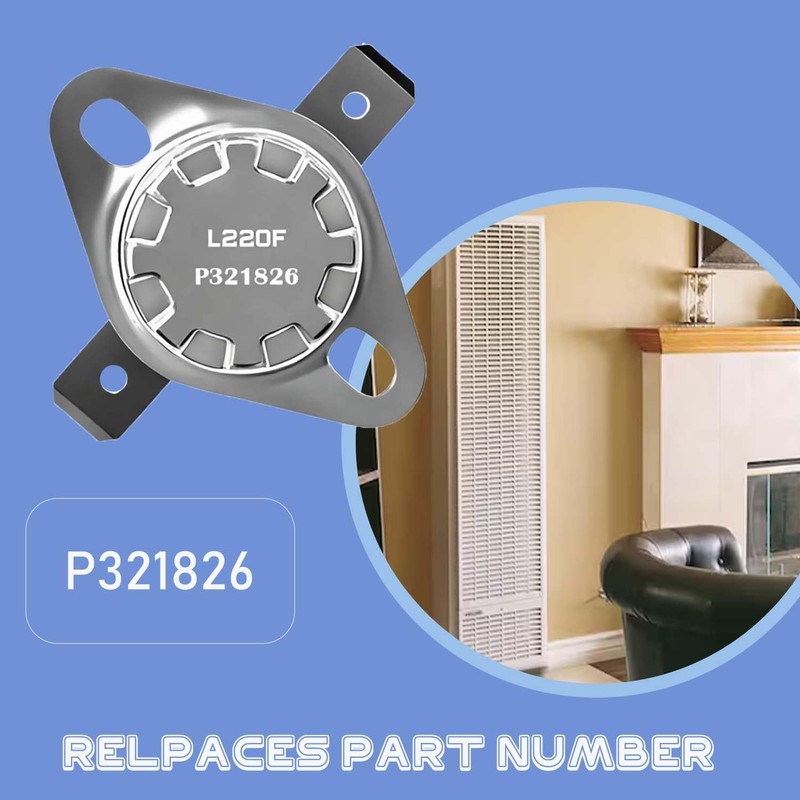 NPSNGSJY P321826 Furnace Temperature Limit Switch Compatible with Williams Furnace