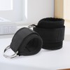 2 PCS Weightlifting Straps with D Ring,Adjustable Wrist Cuffs Gym,Padded