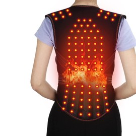 Back Corrector Tourmaline Self-Heating Magnetic Therapy Waist Back Shoulder Posture Corrector Spine Lumbar Brace Support Belt Pain Relief Tool Health and Relaxation (Size : XL(62pcs Magnets))