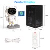 Qxmcov LED Starry Sky Projector Astronaut, Galaxy Night Light with