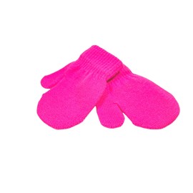 WESTEND CHOICE Baby Mittens Girls Boys Winter Warm Kids Magic Mittens Toddler Gloves children’s mitten Gloves (Fuchsia)
