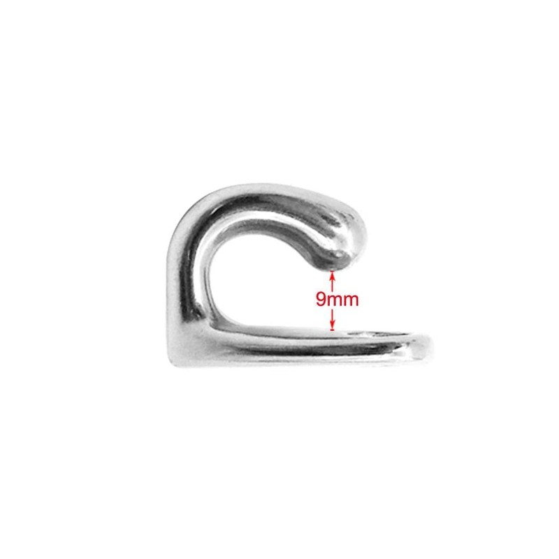 zalati Hooks Wall Mounted 316 Stainless Steel Holder Marine Grade