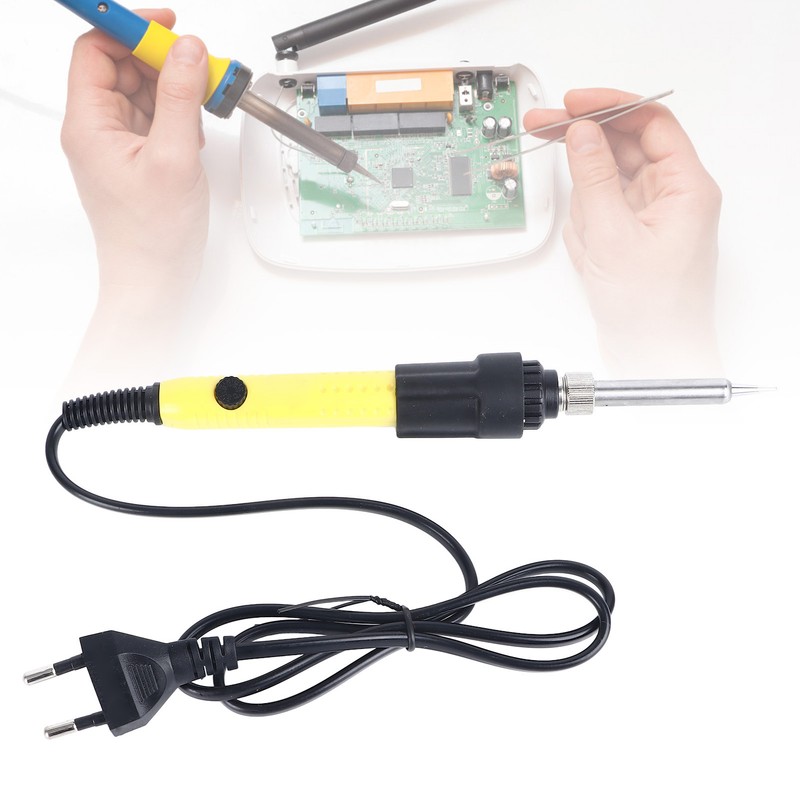 Soldering Iron Kit 60W Adjustable Temperature Welding Tool with 5