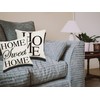 Epinki Cushion Cover Home Sweet Home Letter Cushion Cover House