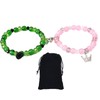 DXPETA 1 Pair Of Evil Bracelets+1 Plush Cloth Bag, Long