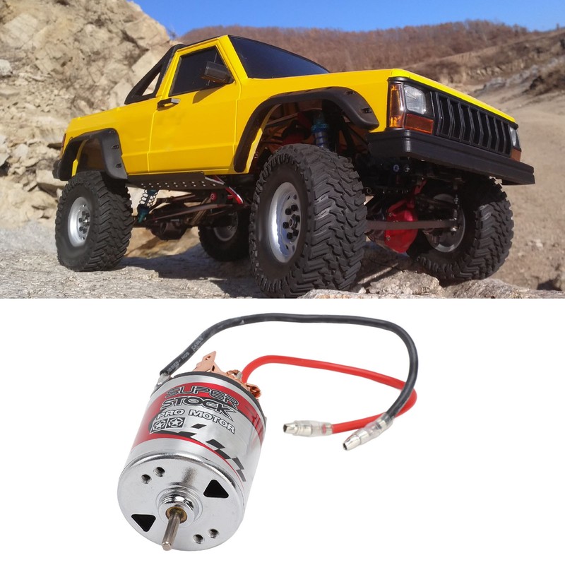 RC Brushed Motor 540 Waterproof High Torsion Brushed Motor with
