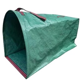 Leaf Tarp for Collecting Leaves 150L Breathable Supportive Leaf Collector with Webbing Handle Easy to Clean Foldable Leaf Collector Bag for Leaves Weeds and Branches Leaf Collector Bag Leaf Collector