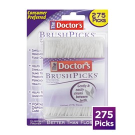 Doctor's The Doctor's BrushPicks Interdental Toothpicks 275 Picks Free Shipping USA