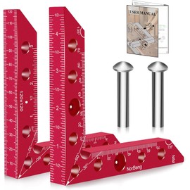 Right Angle Clamp, Corner Clamp, 90 Degree Positioning Square Clamp, Edge Marking Center Finder,Precision Machinist Measuring Square, Woodworking Tool for Cabinet,Picture Frames Drawer -120mm