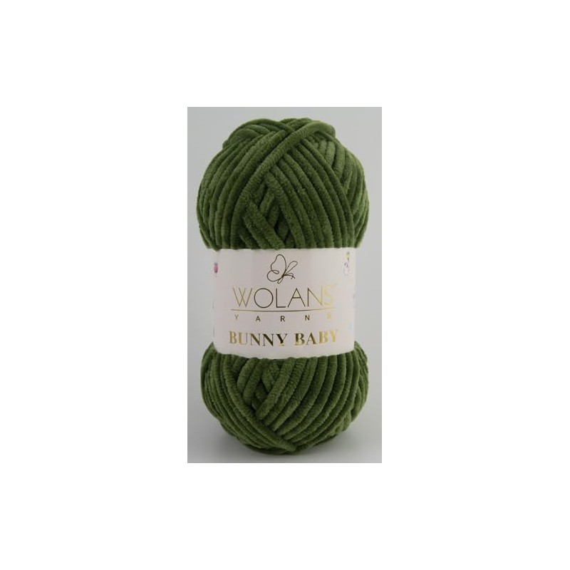 Wolans Bunny Baby Chenille Style Yarn Wool 70 Colours Available