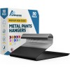 Lifemaster 50 Pack Metal Pants Hangers Non Slip Firm Grip
