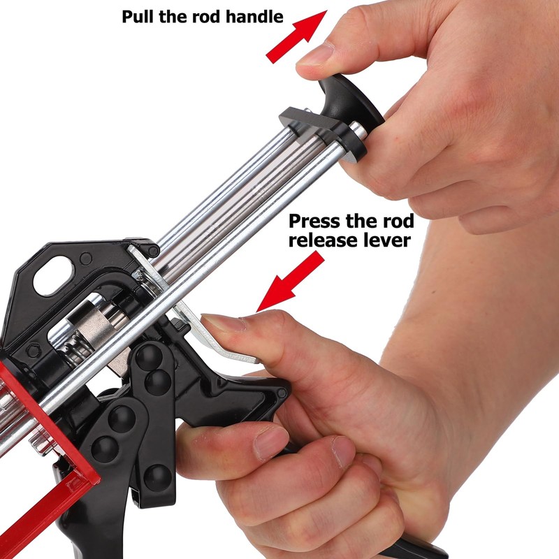 DAFEIKE 400 ml Epoxy Gun Dual Component Caulking Gun Manual