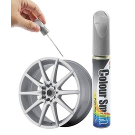 SCUARI Touch Up Paint for Cars,Wheel Paint,Car Accessories Car Paint Scratch Repair,Car Paint Pen,Car Scratch Remover Pen,Wheel Scratch Fix,Touch Up Paint Pen,Fit for Car Rim Scratch Repair (Silver)