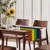 Pride Rainbow Modern Art Burlap Table Runners for Table Dresser