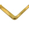 Creathome 3D Curly Wave Pattern Gold License Plate Frame from